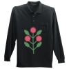 Long Sleeve Silk Touch Polo with Pocket Long Sleeve Silk Touch Polo with Pocket Thumbnail