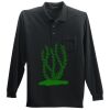 Long Sleeve Silk Touch Polo with Pocket Long Sleeve Silk Touch Polo with Pocket Thumbnail