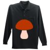 Long Sleeve Silk Touch Polo with Pocket Long Sleeve Silk Touch Polo with Pocket Thumbnail