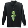 Long Sleeve Silk Touch Polo with Pocket Long Sleeve Silk Touch Polo with Pocket Thumbnail