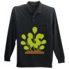 Long Sleeve Silk Touch Polo with Pocket Long Sleeve Silk Touch Polo with Pocket Thumbnail