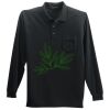 Long Sleeve Silk Touch Polo with Pocket Long Sleeve Silk Touch Polo with Pocket Thumbnail