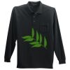 Long Sleeve Silk Touch Polo with Pocket Long Sleeve Silk Touch Polo with Pocket Thumbnail