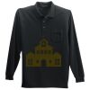 Long Sleeve Silk Touch Polo with Pocket Long Sleeve Silk Touch Polo with Pocket Thumbnail