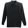 Long Sleeve Silk Touch Polo with Pocket Long Sleeve Silk Touch Polo with Pocket Thumbnail