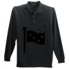 Long Sleeve Silk Touch Polo with Pocket Long Sleeve Silk Touch Polo with Pocket Thumbnail