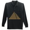 Long Sleeve Silk Touch Polo with Pocket Long Sleeve Silk Touch Polo with Pocket Thumbnail