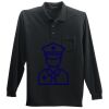 Long Sleeve Silk Touch Polo with Pocket Long Sleeve Silk Touch Polo with Pocket Thumbnail