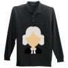 Long Sleeve Silk Touch Polo with Pocket Long Sleeve Silk Touch Polo with Pocket Thumbnail