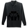 Long Sleeve Silk Touch Polo with Pocket Long Sleeve Silk Touch Polo with Pocket Thumbnail