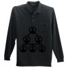 Long Sleeve Silk Touch Polo with Pocket Long Sleeve Silk Touch Polo with Pocket Thumbnail