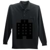 Long Sleeve Silk Touch Polo with Pocket Long Sleeve Silk Touch Polo with Pocket Thumbnail