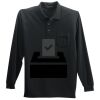 Long Sleeve Silk Touch Polo with Pocket Long Sleeve Silk Touch Polo with Pocket Thumbnail