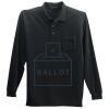 Long Sleeve Silk Touch Polo with Pocket Long Sleeve Silk Touch Polo with Pocket Thumbnail