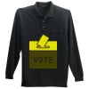 Long Sleeve Silk Touch Polo with Pocket Long Sleeve Silk Touch Polo with Pocket Thumbnail