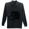 Long Sleeve Silk Touch Polo with Pocket Long Sleeve Silk Touch Polo with Pocket Thumbnail