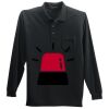 Long Sleeve Silk Touch Polo with Pocket Long Sleeve Silk Touch Polo with Pocket Thumbnail