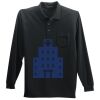 Long Sleeve Silk Touch Polo with Pocket Long Sleeve Silk Touch Polo with Pocket Thumbnail