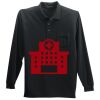 Long Sleeve Silk Touch Polo with Pocket Long Sleeve Silk Touch Polo with Pocket Thumbnail