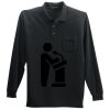 Long Sleeve Silk Touch Polo with Pocket Long Sleeve Silk Touch Polo with Pocket Thumbnail