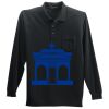 Long Sleeve Silk Touch Polo with Pocket Long Sleeve Silk Touch Polo with Pocket Thumbnail