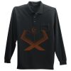 Long Sleeve Silk Touch Polo with Pocket Long Sleeve Silk Touch Polo with Pocket Thumbnail