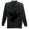 Long Sleeve Silk Touch Polo with Pocket Long Sleeve Silk Touch Polo with Pocket Thumbnail