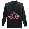 Long Sleeve Silk Touch Polo with Pocket Long Sleeve Silk Touch Polo with Pocket Thumbnail