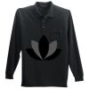 Long Sleeve Silk Touch Polo with Pocket Long Sleeve Silk Touch Polo with Pocket Thumbnail