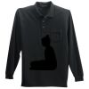 Long Sleeve Silk Touch Polo with Pocket Long Sleeve Silk Touch Polo with Pocket Thumbnail
