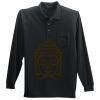 Long Sleeve Silk Touch Polo with Pocket Long Sleeve Silk Touch Polo with Pocket Thumbnail