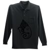 Long Sleeve Silk Touch Polo with Pocket Long Sleeve Silk Touch Polo with Pocket Thumbnail