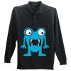 Long Sleeve Silk Touch Polo with Pocket Thumbnail