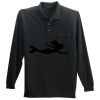 Long Sleeve Silk Touch Polo with Pocket Long Sleeve Silk Touch Polo with Pocket Thumbnail