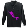 Long Sleeve Silk Touch Polo with Pocket Long Sleeve Silk Touch Polo with Pocket Thumbnail