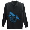 Long Sleeve Silk Touch Polo with Pocket Long Sleeve Silk Touch Polo with Pocket Thumbnail