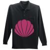 Long Sleeve Silk Touch Polo with Pocket Long Sleeve Silk Touch Polo with Pocket Thumbnail