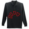 Long Sleeve Silk Touch Polo with Pocket Long Sleeve Silk Touch Polo with Pocket Thumbnail
