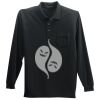 Long Sleeve Silk Touch Polo with Pocket Long Sleeve Silk Touch Polo with Pocket Thumbnail