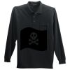 Long Sleeve Silk Touch Polo with Pocket Long Sleeve Silk Touch Polo with Pocket Thumbnail