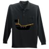 Long Sleeve Silk Touch Polo with Pocket Long Sleeve Silk Touch Polo with Pocket Thumbnail