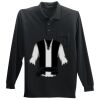 Long Sleeve Silk Touch Polo with Pocket Long Sleeve Silk Touch Polo with Pocket Thumbnail
