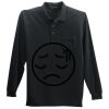 Long Sleeve Silk Touch Polo with Pocket Long Sleeve Silk Touch Polo with Pocket Thumbnail
