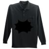 Long Sleeve Silk Touch Polo with Pocket Long Sleeve Silk Touch Polo with Pocket Thumbnail