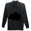 Long Sleeve Silk Touch Polo with Pocket Long Sleeve Silk Touch Polo with Pocket Thumbnail