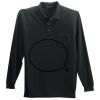Long Sleeve Silk Touch Polo with Pocket Long Sleeve Silk Touch Polo with Pocket Thumbnail