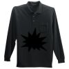 Long Sleeve Silk Touch Polo with Pocket Long Sleeve Silk Touch Polo with Pocket Thumbnail