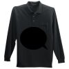 Long Sleeve Silk Touch Polo with Pocket Long Sleeve Silk Touch Polo with Pocket Thumbnail
