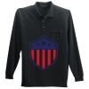 Long Sleeve Silk Touch Polo with Pocket Long Sleeve Silk Touch Polo with Pocket Thumbnail