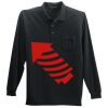Long Sleeve Silk Touch Polo with Pocket Long Sleeve Silk Touch Polo with Pocket Thumbnail